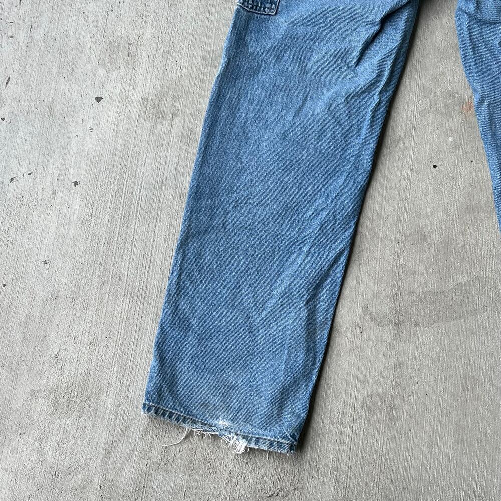 Carhartt denim blue jeans double knee work wear carpenter pants - Picture 14 of 14